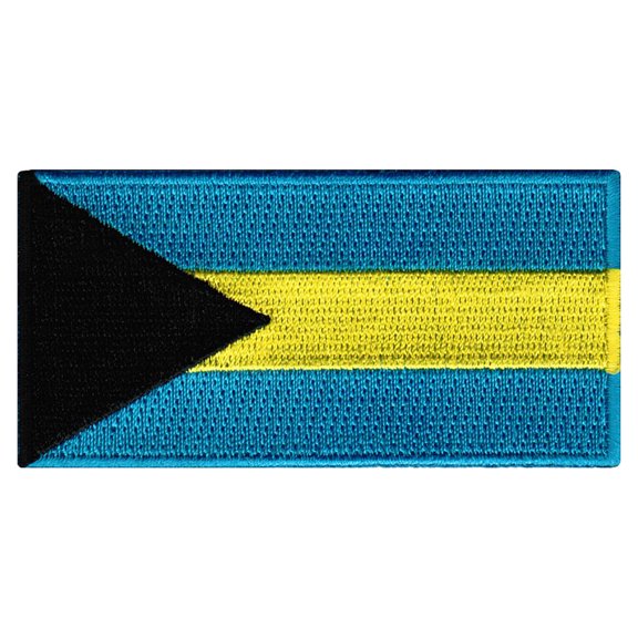 Bahamas Flag Embroidered Iron-on Patch