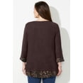 thumbnail image 3 of Catherines Women's Plus Size Impossibly Soft Duet Tunic, 3 of 6