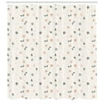 thumbnail image 3 of Ambesonne Dragonfly Shower Curtain, Bugs and Dandelions, 69"Wx84"L, Multicolor, 3 of 3