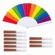 thumbnail image 3 of Paquete de 10 Abanicos Plegables de ArcoíRis, Abanicos de Mano del Orgullo Gay Pride LGBT Fans para Fiestas Festival Eventos Suministros de Baile, 3 of 5