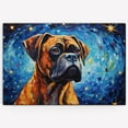 thumbnail image 3 of Boxer Dog Canvas Van Gogh Starry Night Wall Art Gifts Canvas Wall Art Frame Music Artist Customized Canvas Framed Photo Art Work For The Bedroom(Gifts For Dog Lover ), 3 of 6