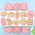 thumbnail image 2 of Juego de cortadores de galletas estilo 8 piezas Cortador de galletas para postres y galletas, 2 of 5