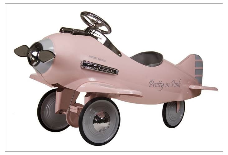 pink pedal airplane