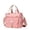 Pink, variant on Win s Way Diaper Bag Backpack, Large Capacity Nylon Maternity Baby Bag for Mom & Dad, Lightweight Waterproof Travel Mommy Bag with Wet and Dry Separation, Hospital Overnight Nappy Bag