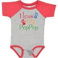thumbnail image 3 of Inktastic Poppop Grandkids Handprints Boys or Girls Baby Bodysuit, 3 of 5