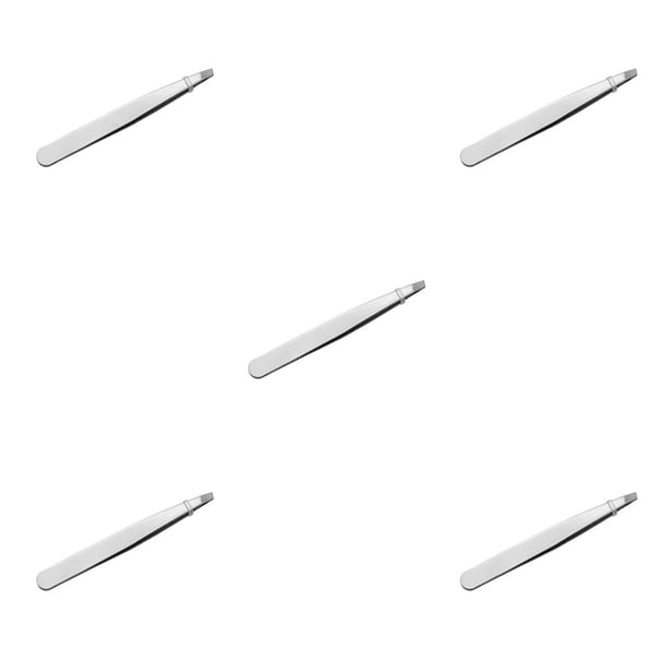 Vogacara Lady Tweezers Mirror Durable Cómodo Ergonómico Precisión Profesional Ceja Clip para mujeres Depilación facial Punta inclinada Type2 NO2 Vogacara CBP122749