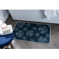 thumbnail image 4 of Novelty 20x30 Area Rug (1'8'' x 2'6'') Shell Navy, Steel Blue Living Room Easy to Clean, 4 of 4