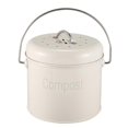 thumbnail image 1 of Compost Bin 3l - Stainless Steel Kitchen Compost Bin - Kitchen Composter For Food Waste - Coal Filt, 1 of 5