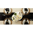 thumbnail image 2 of Tapete de mesa DII Velvet Collection 14x72 cm negro, 2 of 9