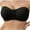 Black, variant on Nexjvus Strapless Bras for Women Front Closure No Underwire Bra (White,1 pack,Size S-XXL)
