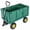 Green, variant on JXXRZ 880lb 4-in-1 Steel Dump Garden Cart with Removable Sides, All-Terrain Utility Wagon for Lawn, Black
