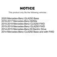 thumbnail image 2 of Kugel Front Rear Wheel Bearing and Hub Assembly Kit for Car Mercedes-Benz GLA250 CLA250 B Electric Drive B250e - Left Right Side (Driver Passenger) K70-101695, 2 of 8