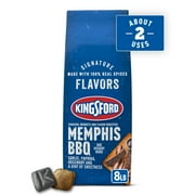 Kingsford Signature Flavors Memphis BBQ and Hickory Charcoal Briquettes, 8 lb
