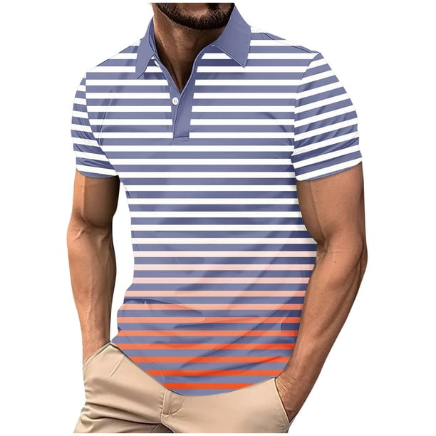 Mens Manga Corta Botón Abajo Camisas con Bolsillo Pulover Botón de Impresión de la Camisa de Solapa de Poliéster Cuello de Vuelta, Blusa Casual para Hombres