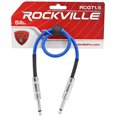 thumbnail image 5 of 5 Rockville 1.5'  1/4" TS to 1/4'' TS Guitar/Instrument Cable (5 Colors), 5 of 11