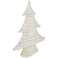 thumbnail image 4 of Northlight LED Lighted Glitter Christmas Tree - 18.5" - Cream - Warm White Lights, 4 of 6