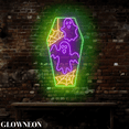 thumbnail image 3 of Glowneon Ghost Coffin Led Sign, Spooky Halloween Coffin Ghost Decor, 3 of 5