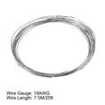 thumbnail image 2 of 19 Gauge Heat Resistance Wire Wrapping, 25ft Heating Resistor Wires Electronic Coil, 2 of 4