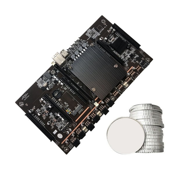 Inteprter X79 H61 LGA 2011 CPU minería placa base PC de escritorio PCI-E 3,0 X8 velocidad rápida 48MH/S placa de ordenador accesorios de actualización Juegos de teclado y mouse para computadora