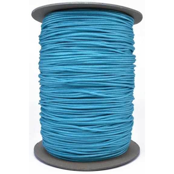 Turquoise 275 Cord 5 Strand Paracord - 1000 Foot Spool