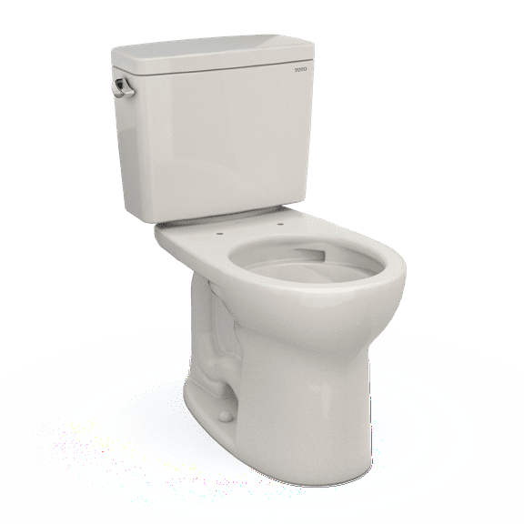 TOTO® Drake® Two-Piece Round 1.6 GPF Universal Height TORNADO FLUSH® Toilet with CEFIONTECT®, Sedona Beige - CST775CSFG#12