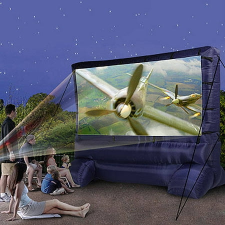 Airn Deluxe Widescreen Outdoor Inflatable 12ft Diagonal Movie Airn Deluxe Widescreen Outdoor Inflatable 12ft Diagonal Movie Screen For A Backyard Theater