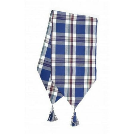 

Mr. MJs Trading AG-11208-13x72 13 x 72 in. Ribbed Table Runner with Tassels Lakewood