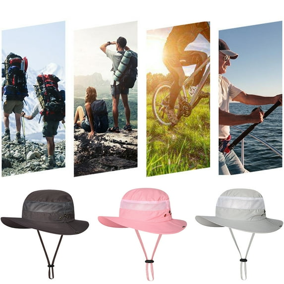 SPRING PARK Fishing hat Wide Brim Sun Protection Hat Fisherman hat Hiking Hats for Man Woman