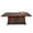 Brown, variant on Direct Wicker UBS-1106FI-Brown Outdoor Patio Gas Firepit and Ice Container Rectangle Dining Table, Brown