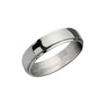 thumbnail image 2 of Gem & Harmony Mens Chisel 6mm Stainless Steel Ridged Wedding Band Ring for Men, 2 of 7