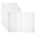 thumbnail image 1 of LEEYNEER Hims 5pcs Textbook Protection Covers Reusable Book Covers Transparent Book Covers Waterproof Slipcases, 1 of 6