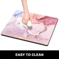 thumbnail image 6 of Dish Drying Mat, 16x18" Marble Style Absorbent Drying Mat for Kitchen Counter, Cute Heat Resistant Dish Drying Pad Anti-Slip Dish Mat Drying Kitchen Mat, Dish Rack Mats for Bar Counter, Pink, 6 of 6