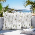 thumbnail image 2 of Outdoor Waterproof Pillow Covers Pack of 2, Summer Flowers Vintage White Gardenia Farm Decorative Throw Pillowcases Cushion Covers for Garden Patio Tent Sofa Couch, 26x26 inch, 2 of 8