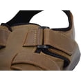 thumbnail image 3 of NEKTA/ke'nekt/, Men's Fisherman Open-Toe Leather Sandals Black 14, 3 of 5