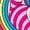 HEATHER PINK, variant on Alice in Wonderland - Colorful We're All Mad Here - Youth Girls Fitted Short Sleeve T-Shirt