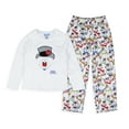 thumbnail image 3 of Peanuts Snoopy Girl's Christmas Sweater Sleep Tossed Print Pajama Pants For Kids, 3 of 6