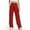 Red, variant on HAOTAGS Girls Elastic Waist Pants with Drawstring (4-13) Casual Solid Color Outdoor Sport Pants with Side Pockets Red Size 10 Years