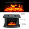 thumbnail image 6 of 2026 New Freestanding Electric Fireplace Stove Heater, With Realistic 3D Flame Effect 1000W Portable Small Fireplace Heater with Thermostat Overh, Black, 6 of 6