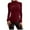 Wine, variant on Aboser Velvet Tops for Women Y2k Party Crop Top Trendy Mock Neck Basic Shirts Slim Fit Long Sleeve Pullover Shirt Solid Color Casual Blouses
