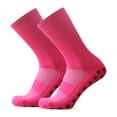 thumbnail image 1 of Graflsoa Hexagon Grip Soccer Socks - Pink, 1 Pair, Breathable & Anti-Slip Polyester Blend for Comfort & Performance, 1 of 6