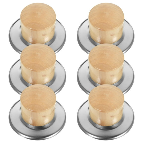 OUNONA 6 Sets Of Pot Lid Knob Pot Lid Handle Universal Pot Lid Cover Knobs Kitchen Supplies