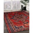 thumbnail image 3 of Ahgly Company Machine Washable Indoor Rectangle Traditional Chestnut Brown Area Rugs, 7' x 9', 3 of 7