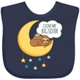 thumbnail image 3 of Inktastic I Love My Big Sister Boys or Girls Baby Bib, 3 of 4