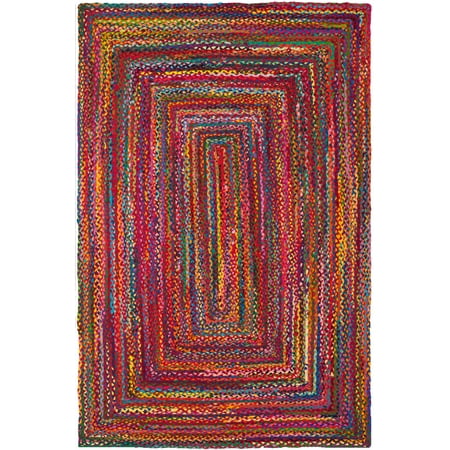 Bone Shaped Braided Rug - Safavieh Braided Quincy Geometric Area Rug