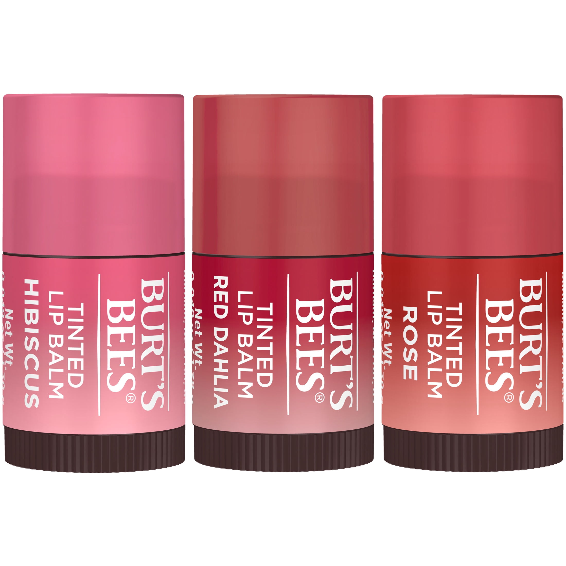 Burts Bees Bee My Galentine Minis Tinted Lip Balm Gift Set, 3-Pack, 0.049 oz.
