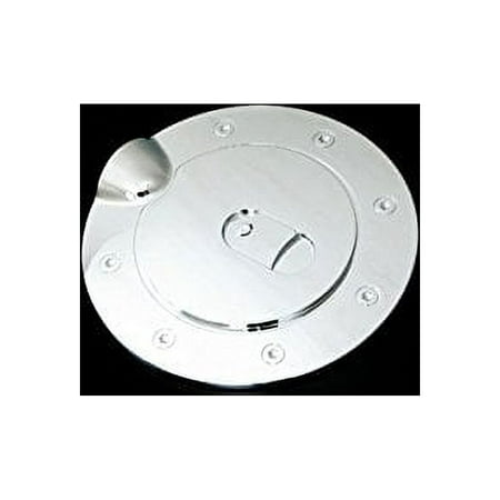 Paramount Restyling 66-2012 Triple Nickel Chrome Fuel Door Cover Guard