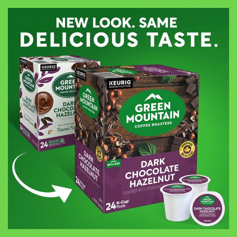 Green Mountain Coffee Roasters Dark Chocolate Hazelnut Flavored K