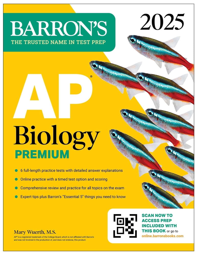 Pre-Owned AP Biology Premium, 2026: Prep Book with 6 Practice