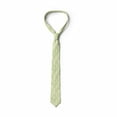 thumbnail image 3 of Pastel Necktie, Soft Low Detailed Feathers, Dress Tie, 3.7", Green Pale Yellow, by Ambesonne, 3 of 3