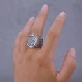 thumbnail image 4 of GKNET Nordic Viking Celtic Rune Men's Versatile Stainless Steel Rings Sizes 7-13, 4 of 6